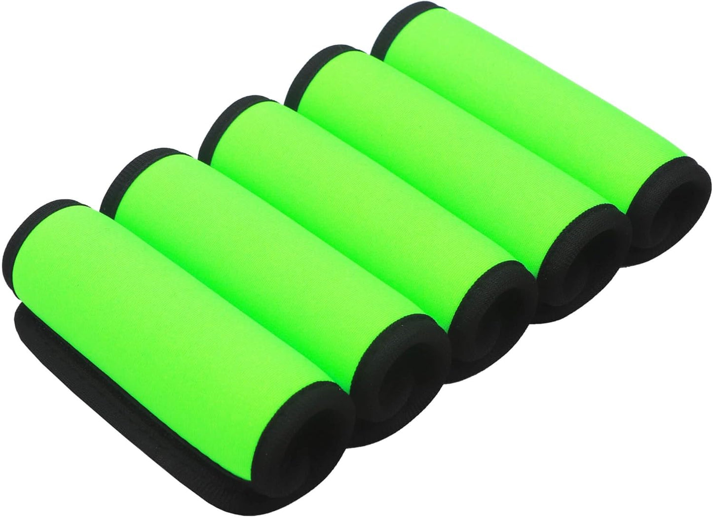 Luggage Handle Wrap-Neoprene Luggage identifiers for Suitcases Unique Bright Luggage Tags/Spotter/Markers/Handle Cover Travel Accessories (Bright Green)