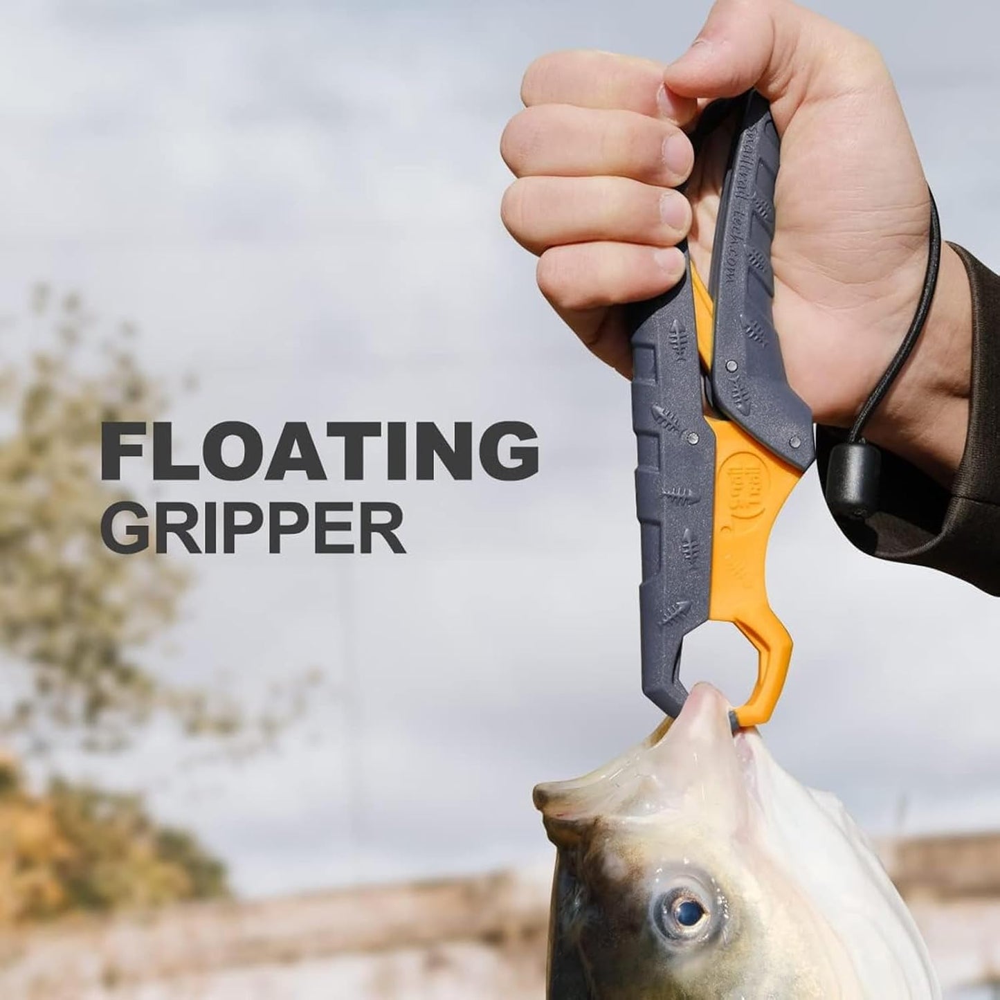 SNAIL TRAIL Fish Scale with Lip Gripper, 50 lbs Tournament Bass Scale with 8 Storage Bins, Digital Fishing Weight Scale with Hook & Clamp, High Contrast Hanging Weigher for Boat, Fishing Gifts for Men