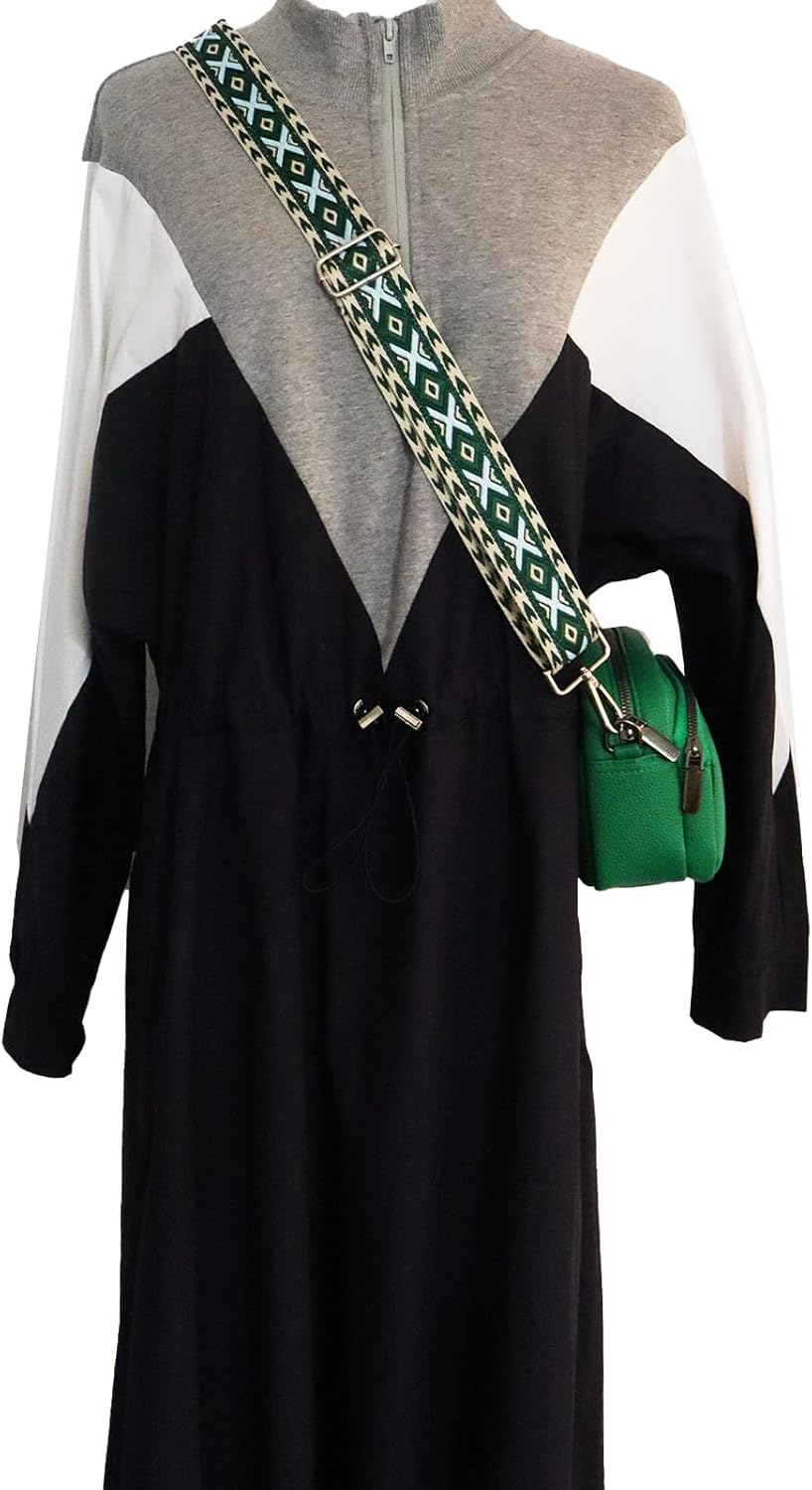 Adjustable Green Purse Strap - 1.5" Wide Handbags, Camera, Guitar, Phone & Crossbody Bag