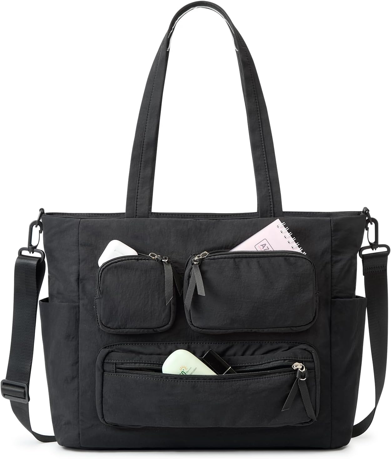 G4Free Tote Bag for Women, Lightweight Work Bag with 15" Laptop Pocket for Teacher Nurse Casual Shoulder Bag for Travel Daily