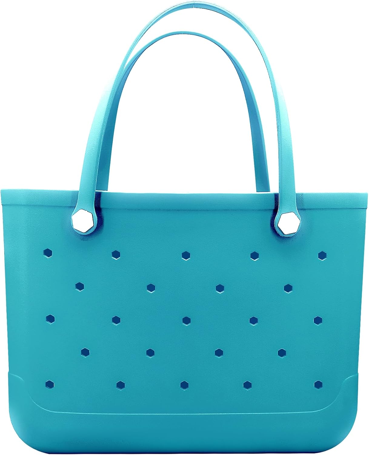 CXY Rubber Beach Bag, Waterproof Travel Tote bag for Women Outdoor Summer Beach Tote Washable Bag Open Handbag for Daily