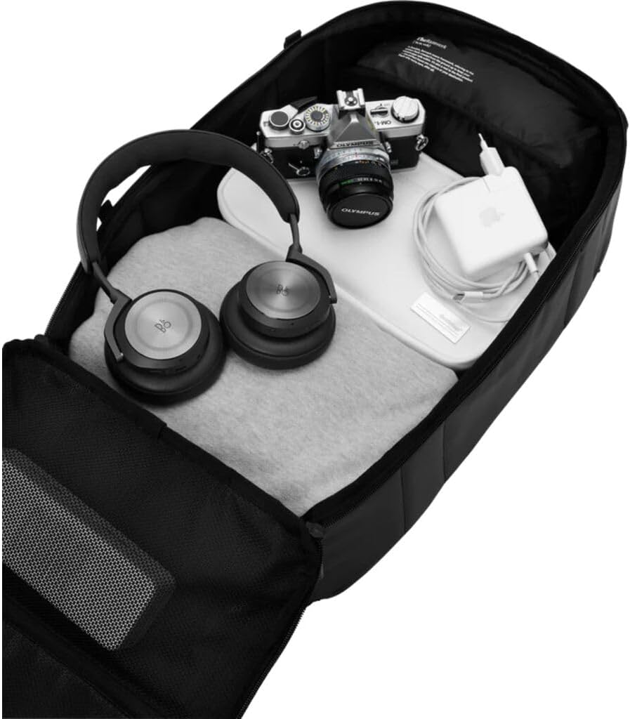 Db Journey Ramverk Pro Backpack - Lightweight, Heavy Duty Camera Backpack for Photographers with Laptop Compartment, Water-Resistant Camera Bag with Roller Bag Hook Up System, 26L - Blackout