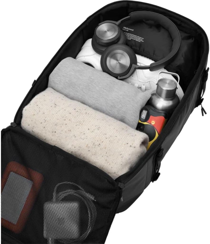 Db Journey Ramverk Pro Backpack - Lightweight, Heavy Duty Camera Backpack for Photographers with Laptop Compartment, Water-Resistant Camera Bag with Roller Bag Hook Up System, 32L - Blackout