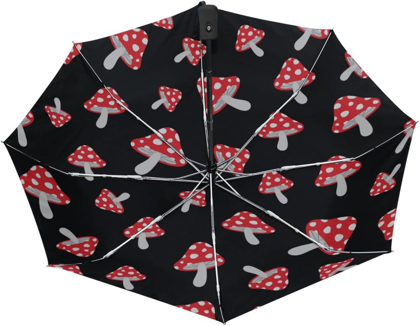 Automatic Umbrella One Touch Auto Open and Close Button Compact Travel Umbrella for Women Men Kid