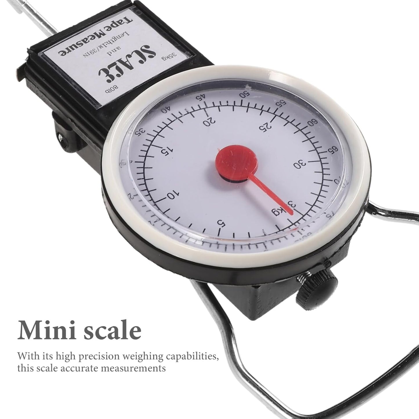 Portable Weighing Scale Heavy Duty for Luggage and Fishing Gear Convenient Spring Scale for Travel Essentials Accurate Readings Easy to Carry