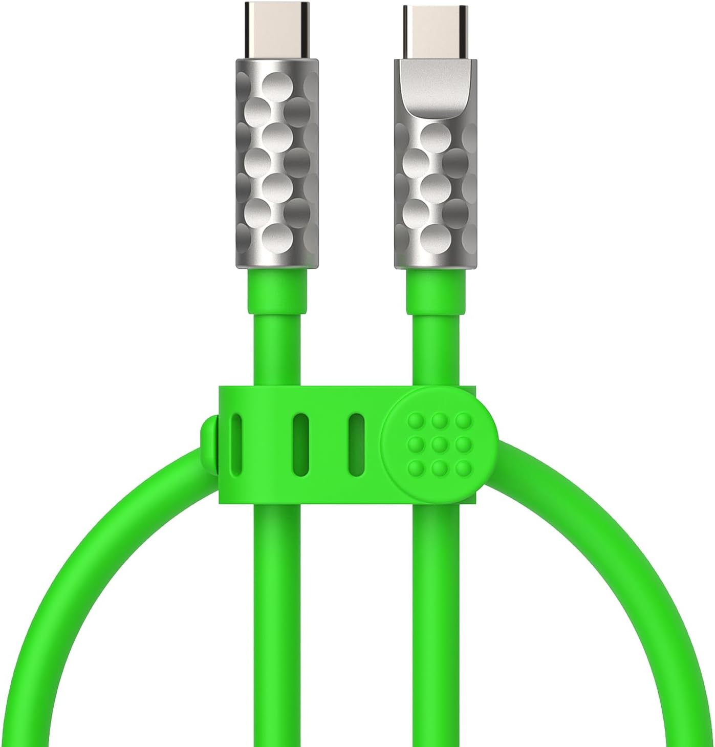 MFish USB C to USB C Cable 5FT, 240W Max Type-C Fast Charging Cord for iPhone 15/16 Series, iPad, MacBook and More (Green Type c, 5Ft)
