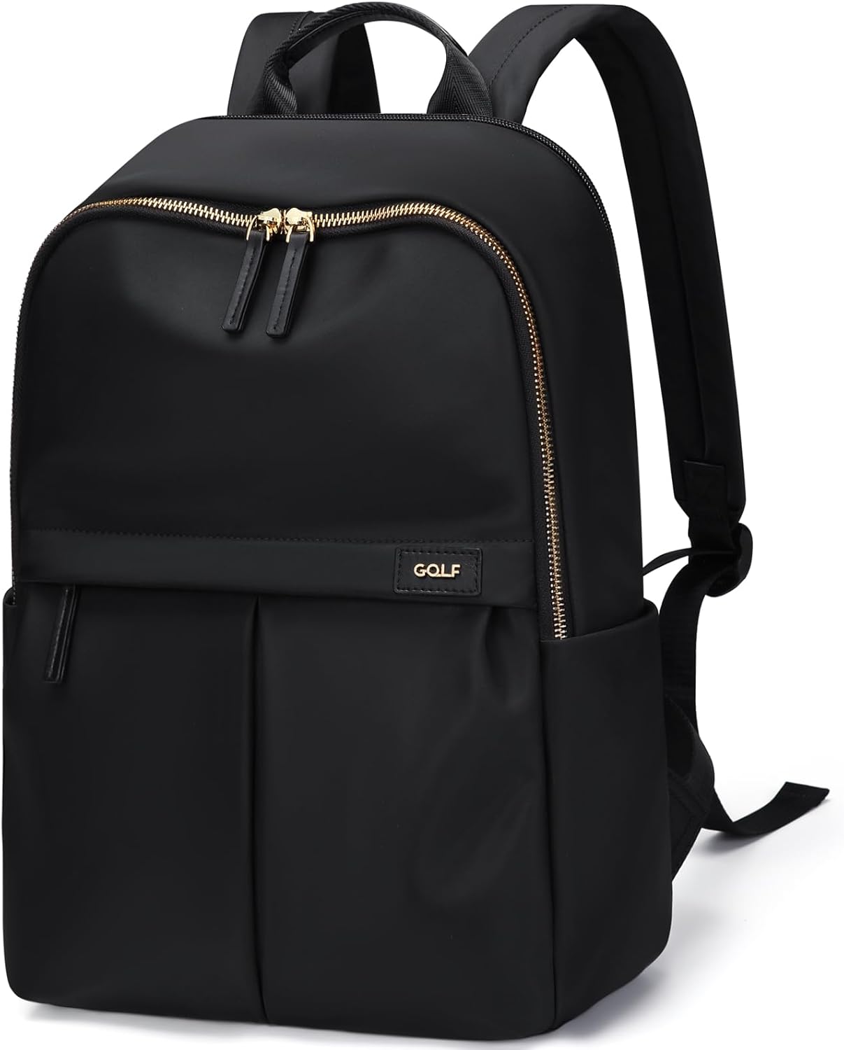 GOLF SUPAGS Laptop Backpack with Separate Laptop Compartment Water Resistant Computer Backpacks Fits 15 Inch Notebook Travel Work Bags for Women (Black)