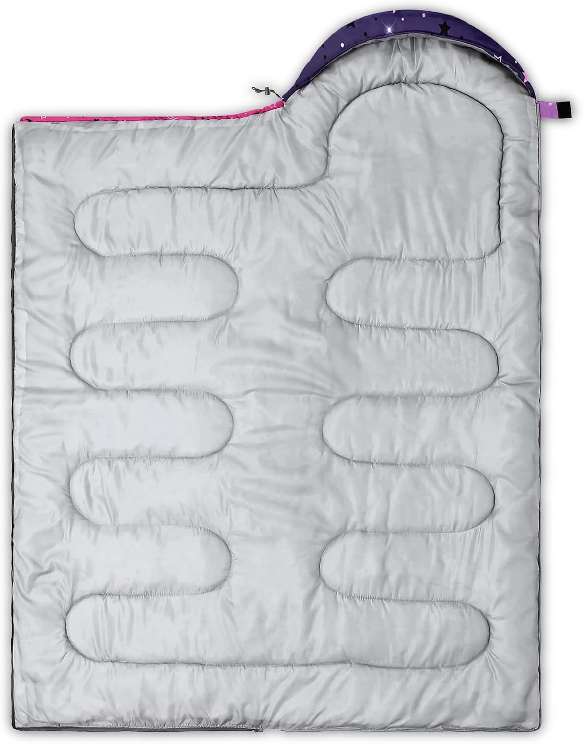 QOOMO Camping Sleeping Bags,3 Season Warm & Cool Weather,Lightweight,Waterproof Sleeping Bags for Adults & Kids,Traveling,and Outdoors,Camping Gear Equipment