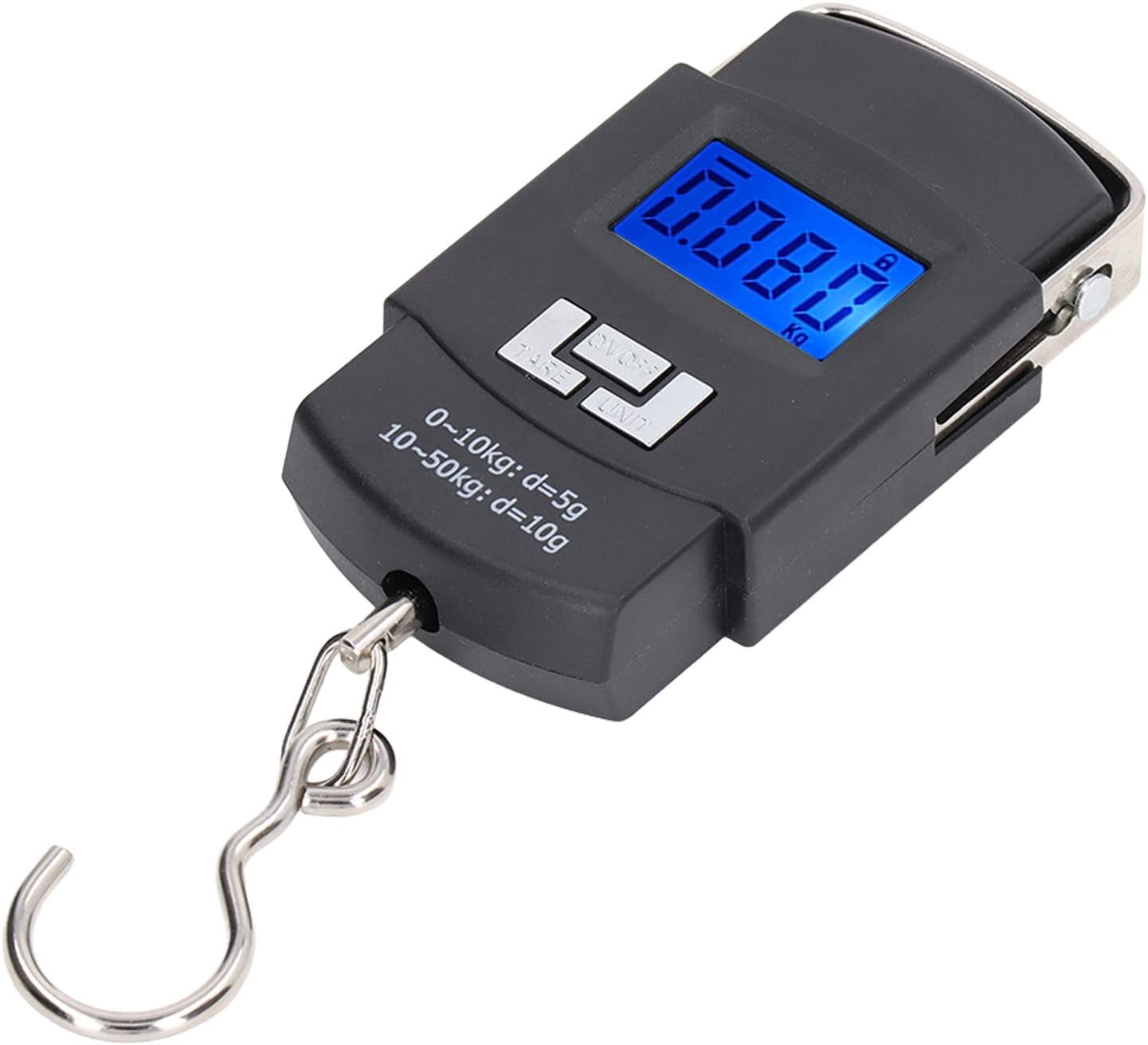 Luggage Scale,Digital Display 50kg Capacity Portable Weighing Tool for Shopping Fishing