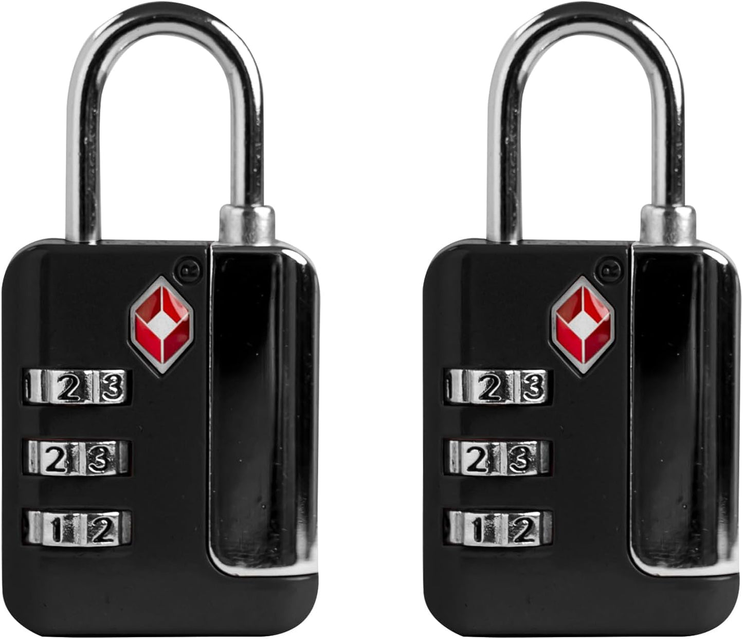 TSA Locks for Luggage, Small Combination Lock for Locker, 3 Digit Padlock Combination, TSA Approved Combo Padlocks for Gym Locker, Travel Suitcase, Gun Case, Storage Box, Backpack Zipper