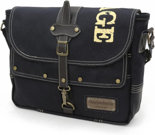 Antiochia 4046 Messenger Bag, Leather Detailed Shoulder Laptop Bag, Unisex Style for Daily, Travel