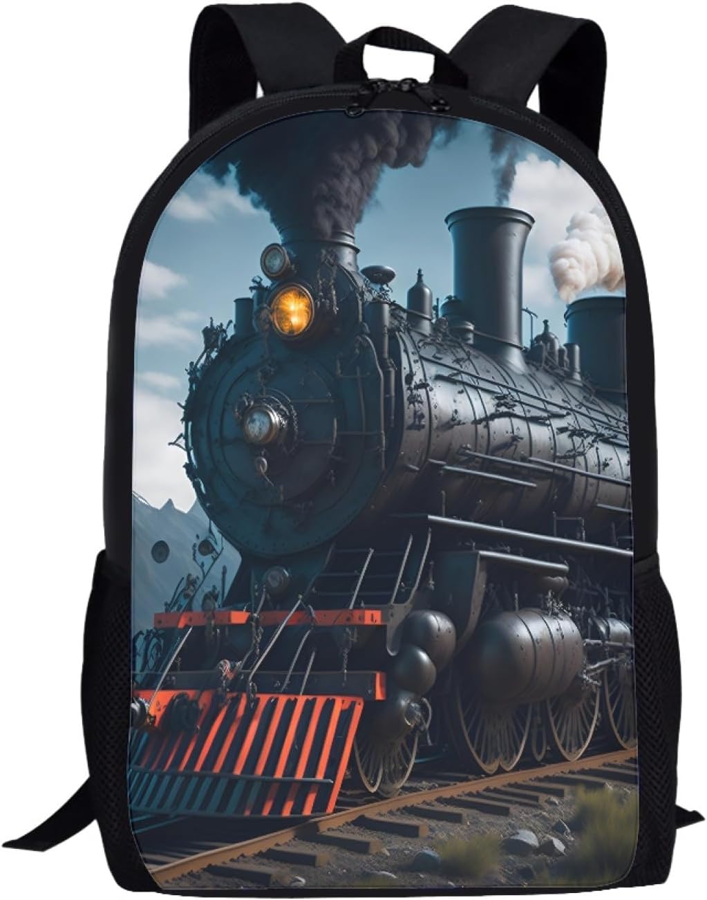 Train School Backpack Lightweight Laptop Backpacks Large Capacity 1 Main Compartment Outdoor Bookbag for Kids Boys Girls (Color5)