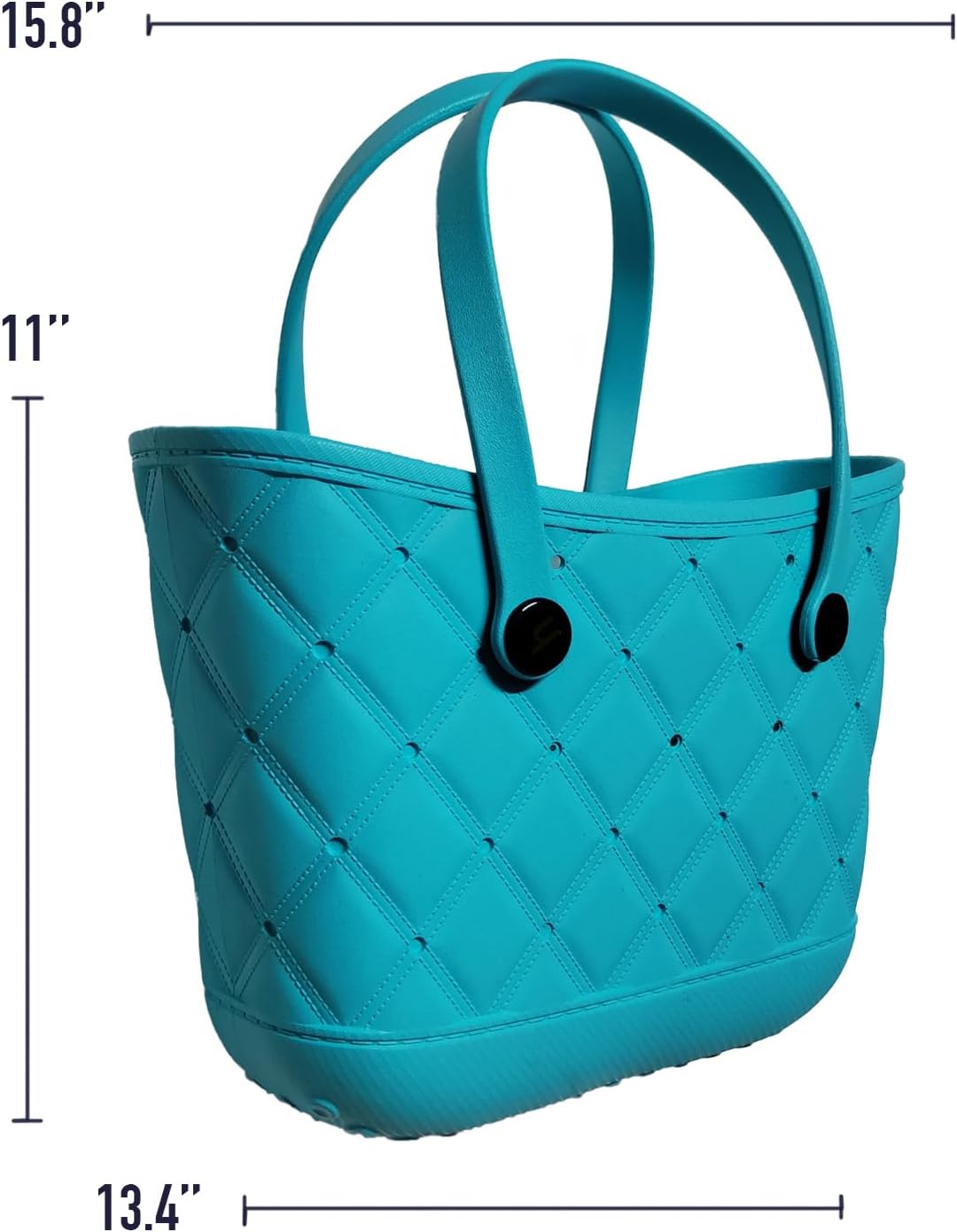 Large Beach Bag, Waterproof Sandproof Rubber Tote Bag for Women, for Travel, Pool, Boat, Groceries