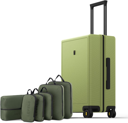 LEVEL8 Carry on Luggage Airline Approved, Small Carry on Suitcases with Wheels, Lightweight