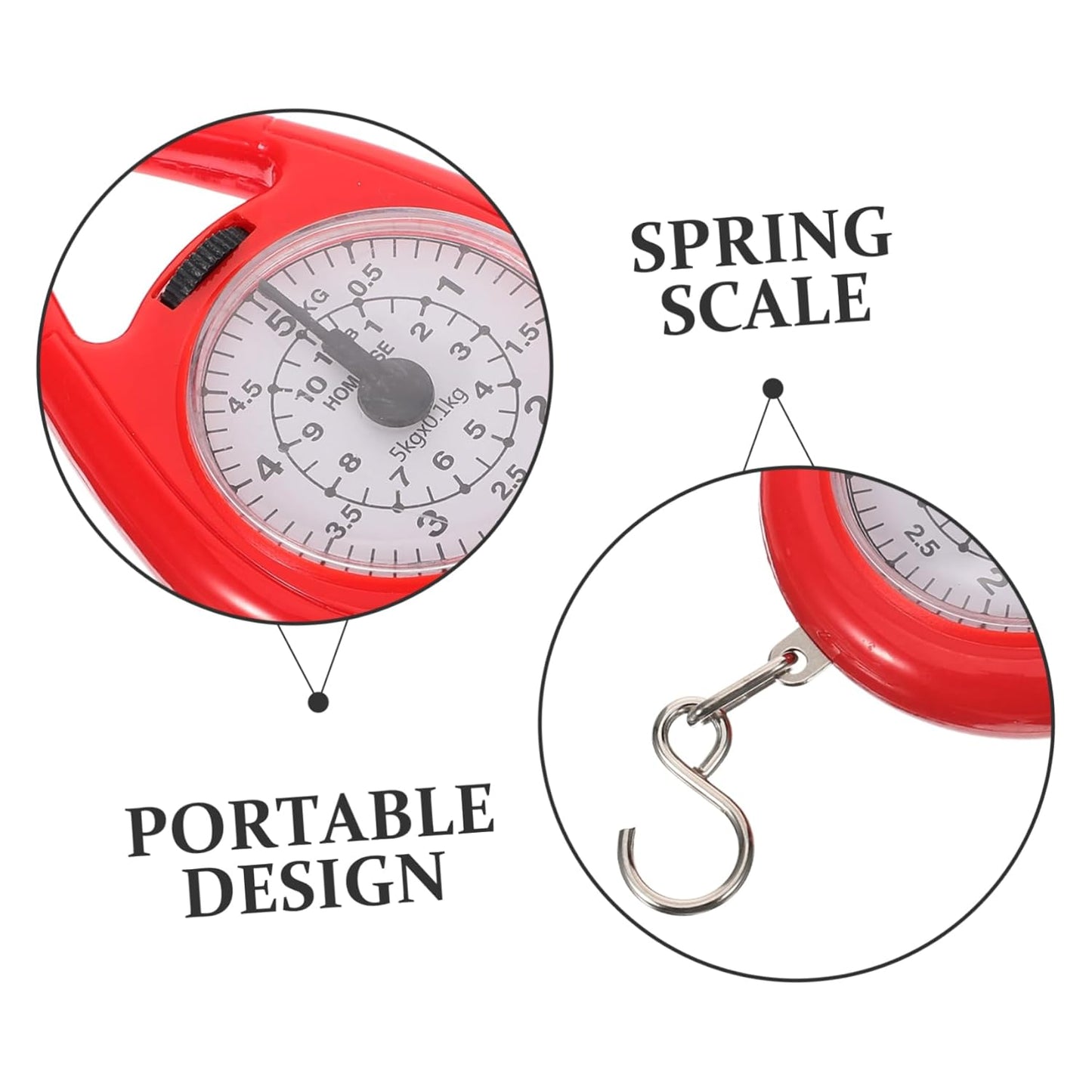 CHILDWEET Accurate Weighing Scale Mini Luggage Scale for Travel Handheld Electronic