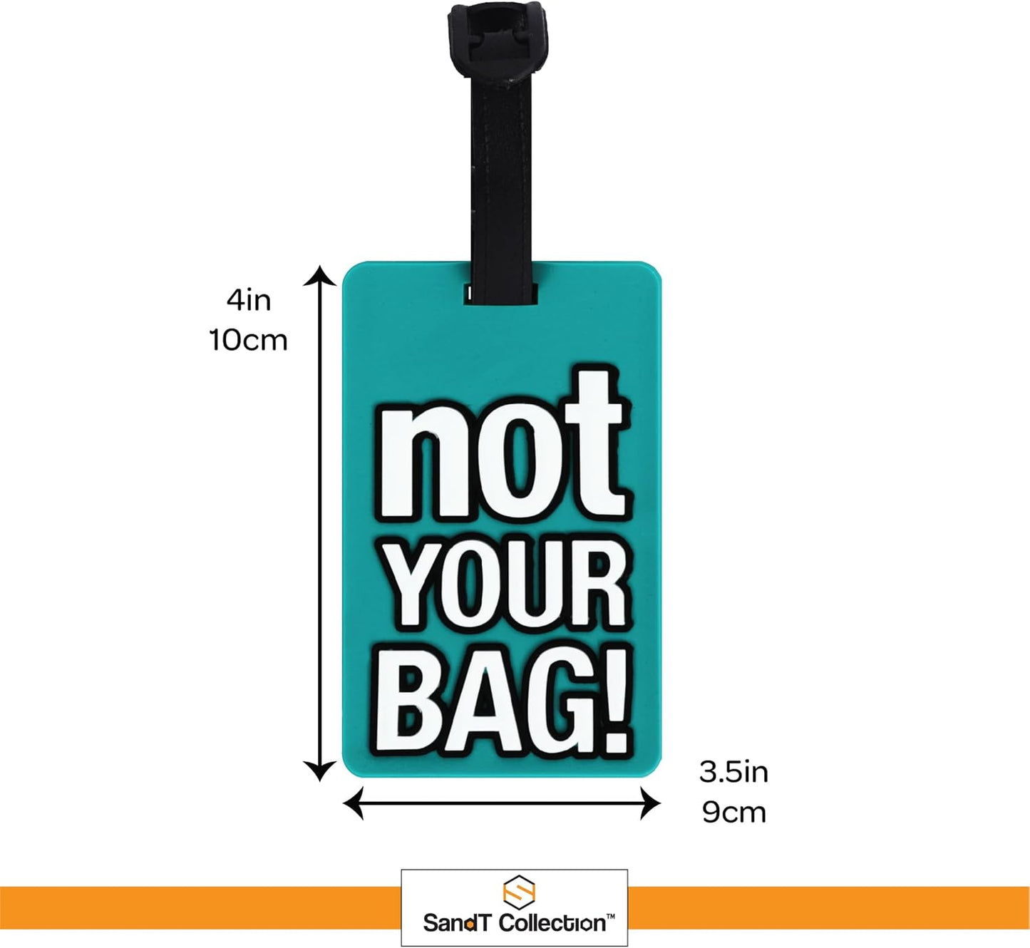 Funny Luggage Tag - Set of 2 (Not Your Bag Blue)
