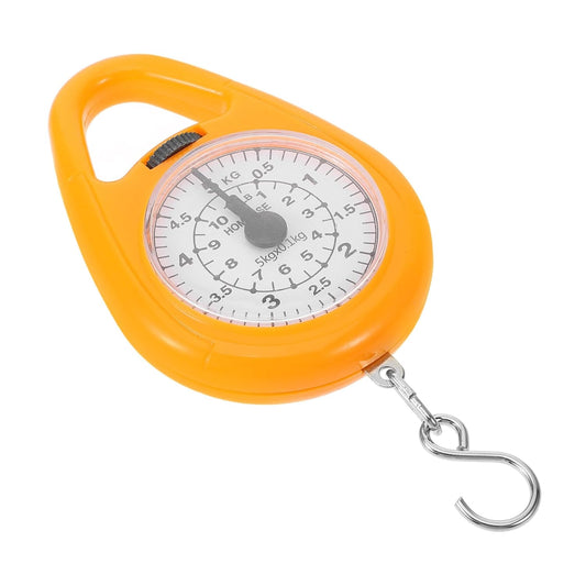 Portable Mechanical Spring Luggage Scale Accurate Hanging Weight Measurement Tool for Travel Compact Design Built Hook for Easy Use