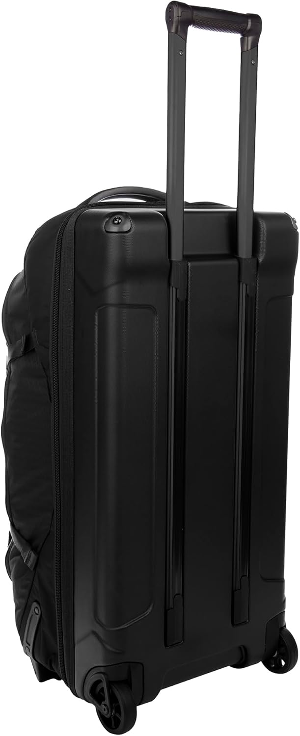Eddie Bauer Expedition Rolling Duffel Bag with Wheels | Travel | Check-In | Luggage | Rugged | Durable - Black, 30"