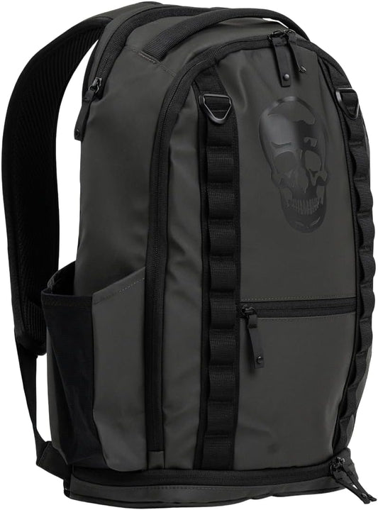Gymreapers Gravestone 21L Backpack Travel Gym Bag Water-Resistant Lightweight Laptop Sleeve Carry On Luggage for Men & Women (Gunmetal)