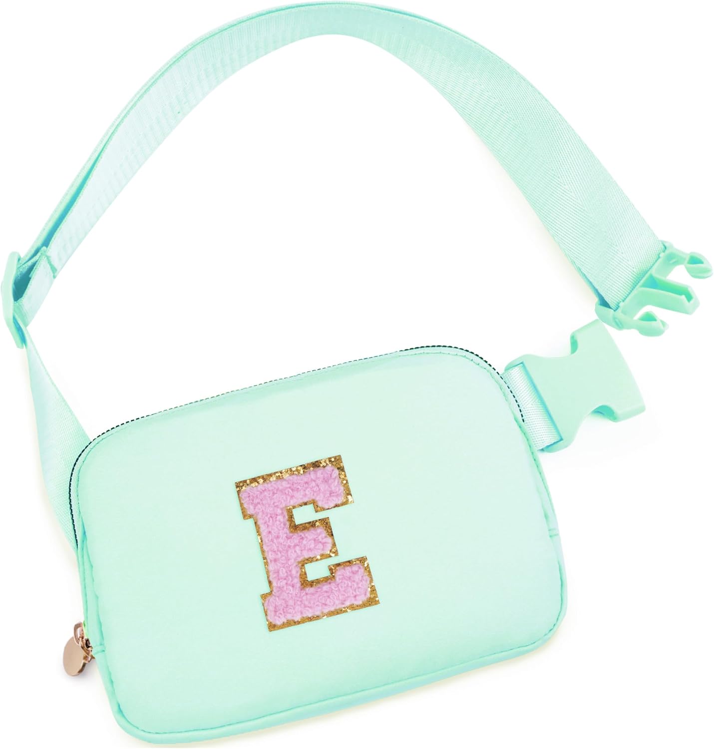 Belt Bag Fanny Pack Crossbody Bags with Initials Letter Patch Cute Stuff Birthday Gifts for
