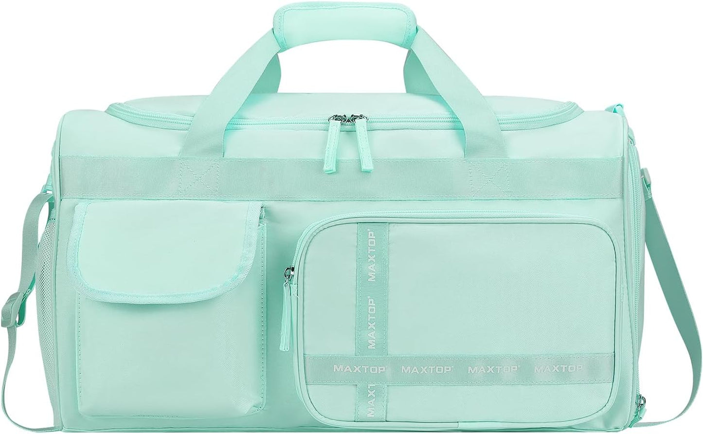 MAXTOP Gym Bag for Women Men Travel Duffle Bag Large Capacity Carry On Weekender Overnight Bag With
