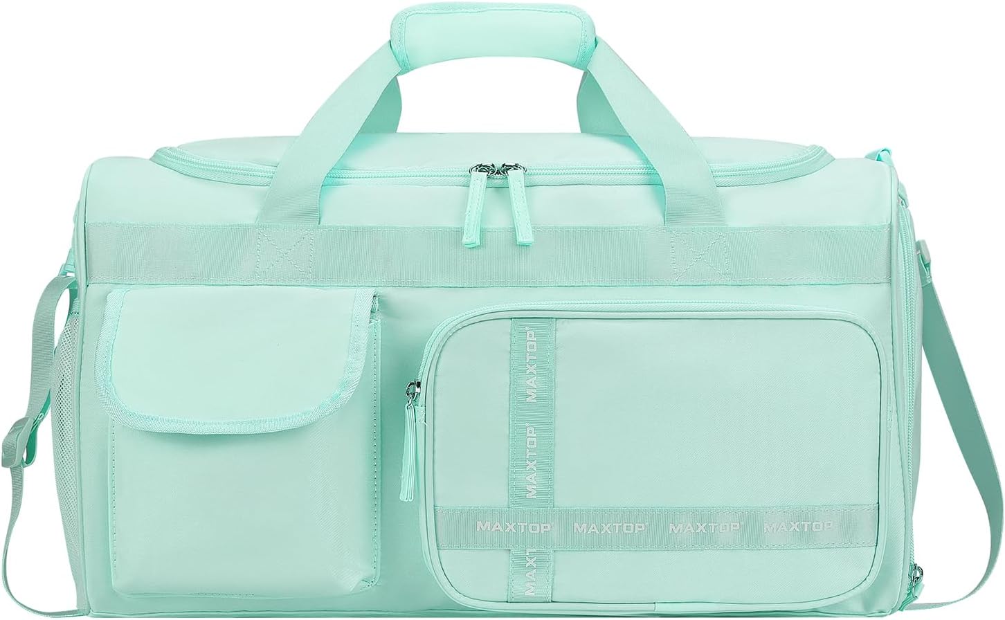 MAXTOP Gym Bag for Women Men Travel Duffle Bag Large Capacity Carry On Weekender Overnight Bag With