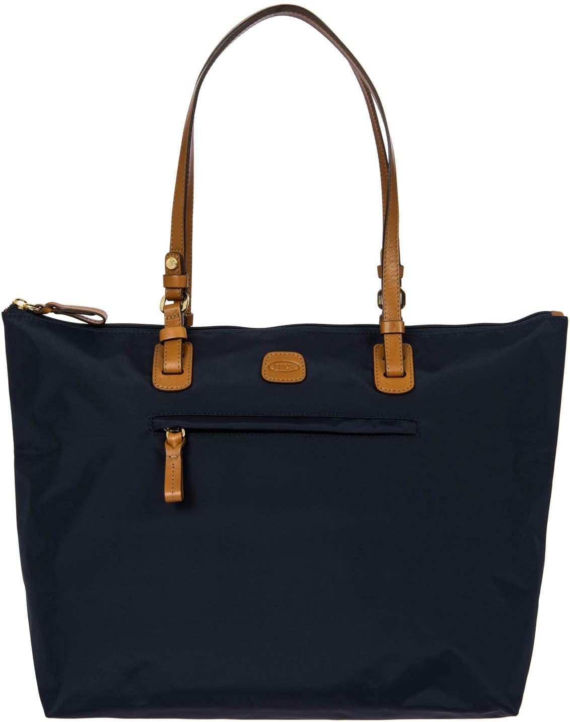 Bric's X-Collection Sportina Tote Bag – Large Water-Resistant Nylon Tote with Detachable Pouch for Travel, Work, Beach