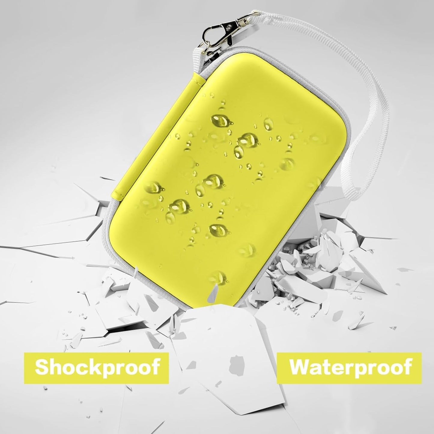 Case for Anker MagGo 3-in-1/MagGo UFO Charging Station,for Augnner for Iseyyox for Apple MagSafe Duo/for LISEN/for RTOPSMagSafe Wireless Charger Foldable Magnetic Charging Stand Storage Box-Yellow