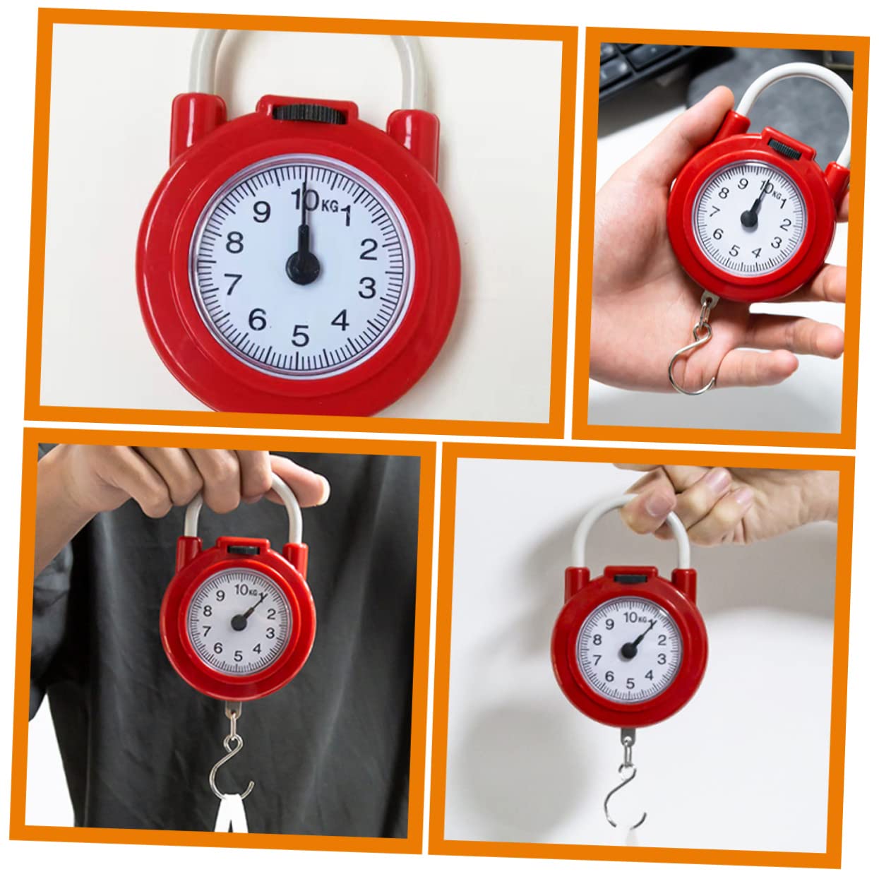 Portable Digital Luggage Scale for Travel Suitcase Scale Easy to Use Hook for Fishing Tools