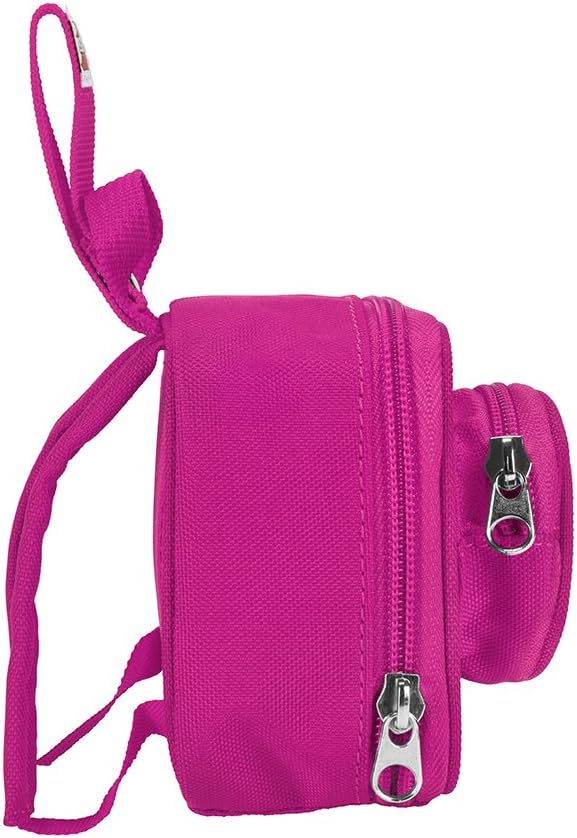 LEGO Kids Brick Mini Backpack Accessory Pouch with Novelty Backstraps, Snaps to Belt or Full-Size Backpack, Holds Small Items like Keys & Headphones, Red