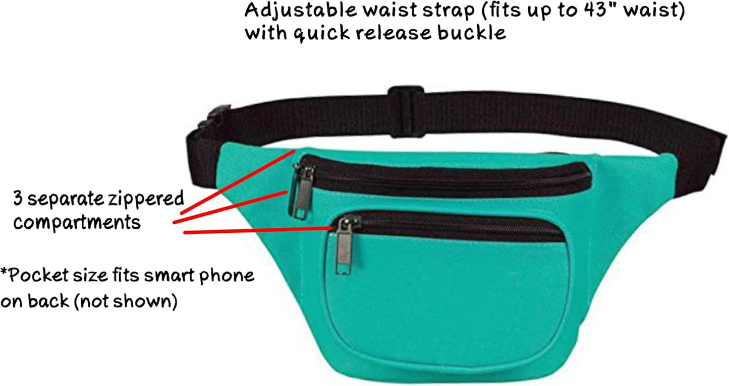 Fanny Pack, BuyAgain Quick Release Buckle Travel Sport Waist Fanny Pack Bag For Men Or Women