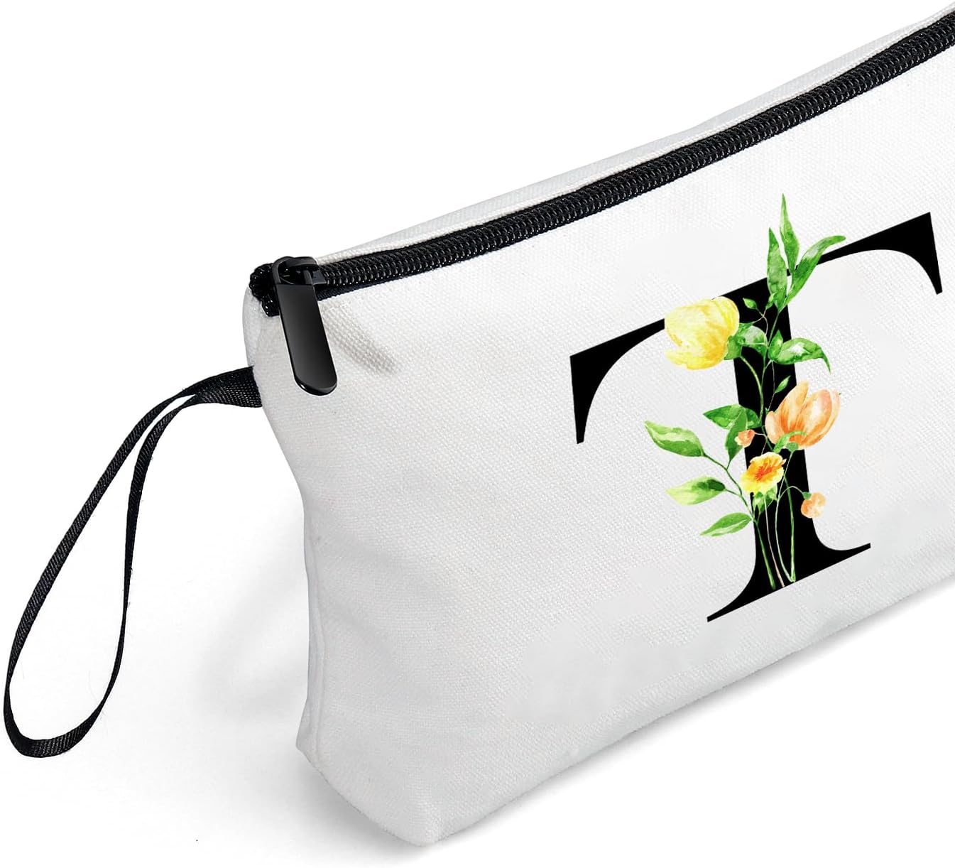 Birthday Maid of Honor Gifts for Women Her Mom Team Teacher Friend Bridesmaid Bride Personalized Makeup Cosmetic Bag with Mirror Valentines Mothers Day Christmas Graduation T