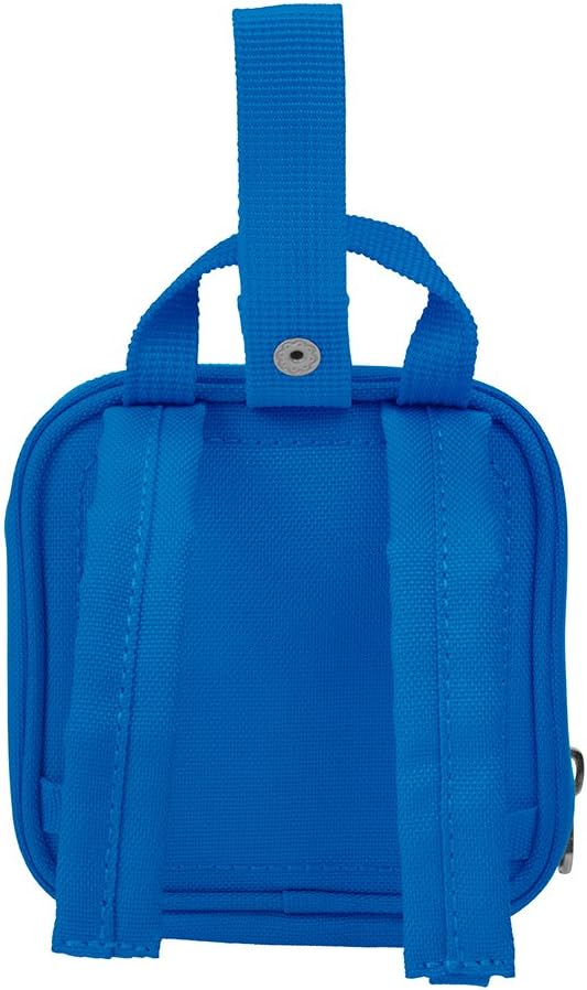 LEGO Kids Brick Mini Backpack Accessory Pouch with Novelty Backstraps, Snaps to Belt or Full-Size Backpack, Holds Small Items like Keys & Headphones, Blue