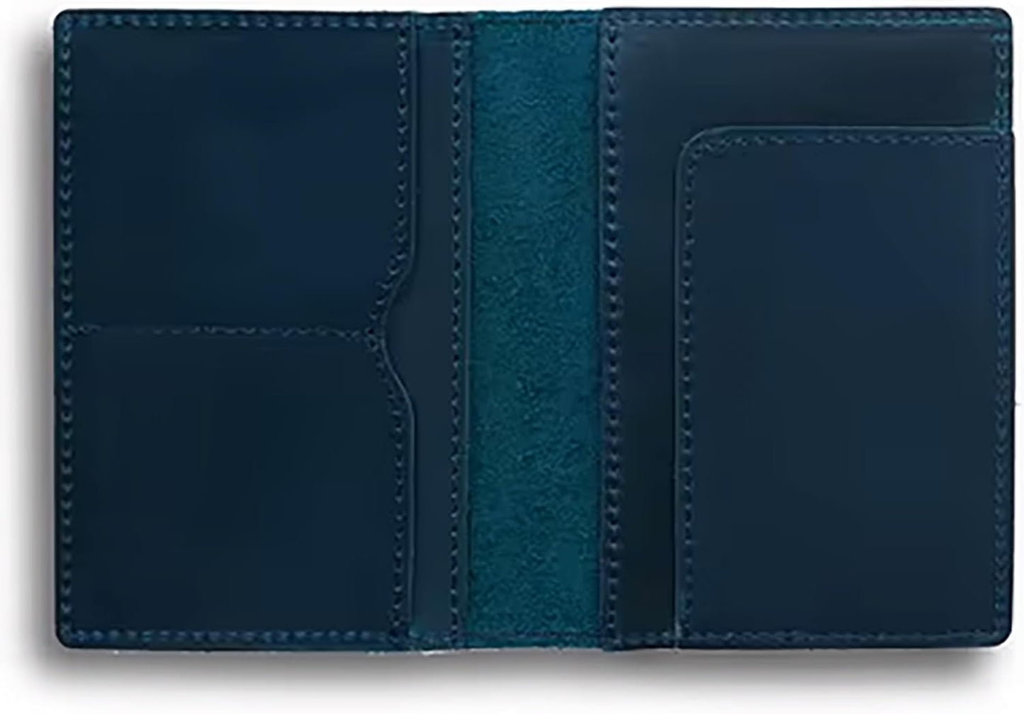 Handmade Genuine Leather Passport Holder for Travel – Slim Passport Cover & Card Case – Leather Passport Wallet for Men & Women – Travel Document Organizer & Gift (Red)