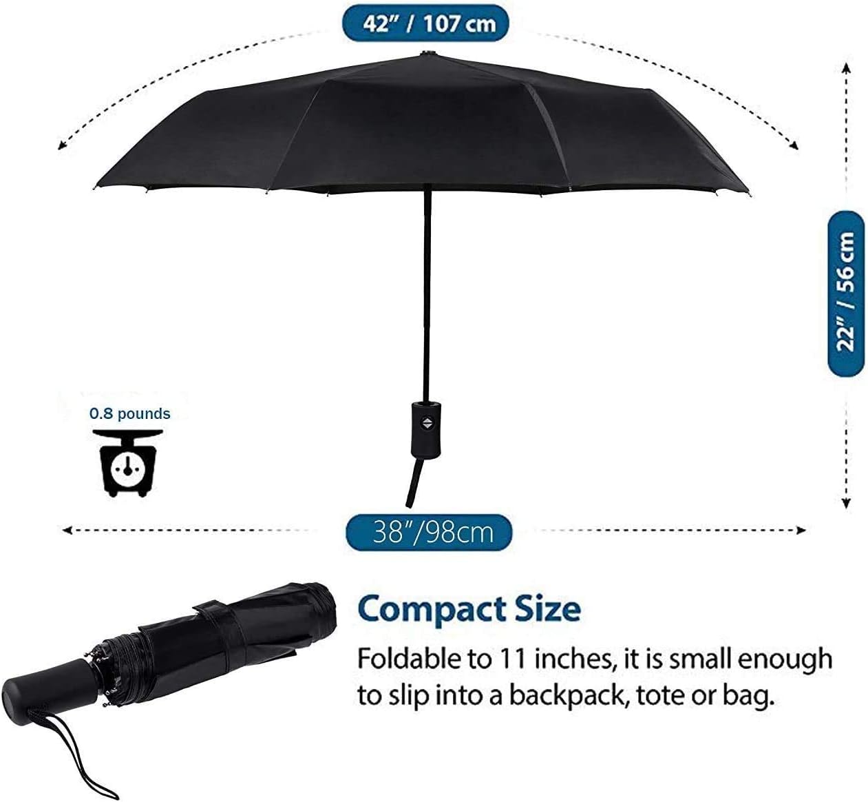 SY COMPACT Travel Umbrella Windproof Automatic Umbrellas Small Compact UV Sun Protection Factory