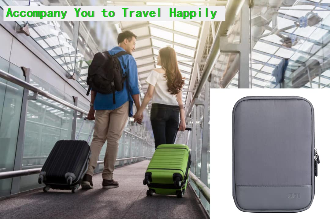 Electronic Cable Organizer Bag - Portable Travel Double Layers Electronic Digital Accessories