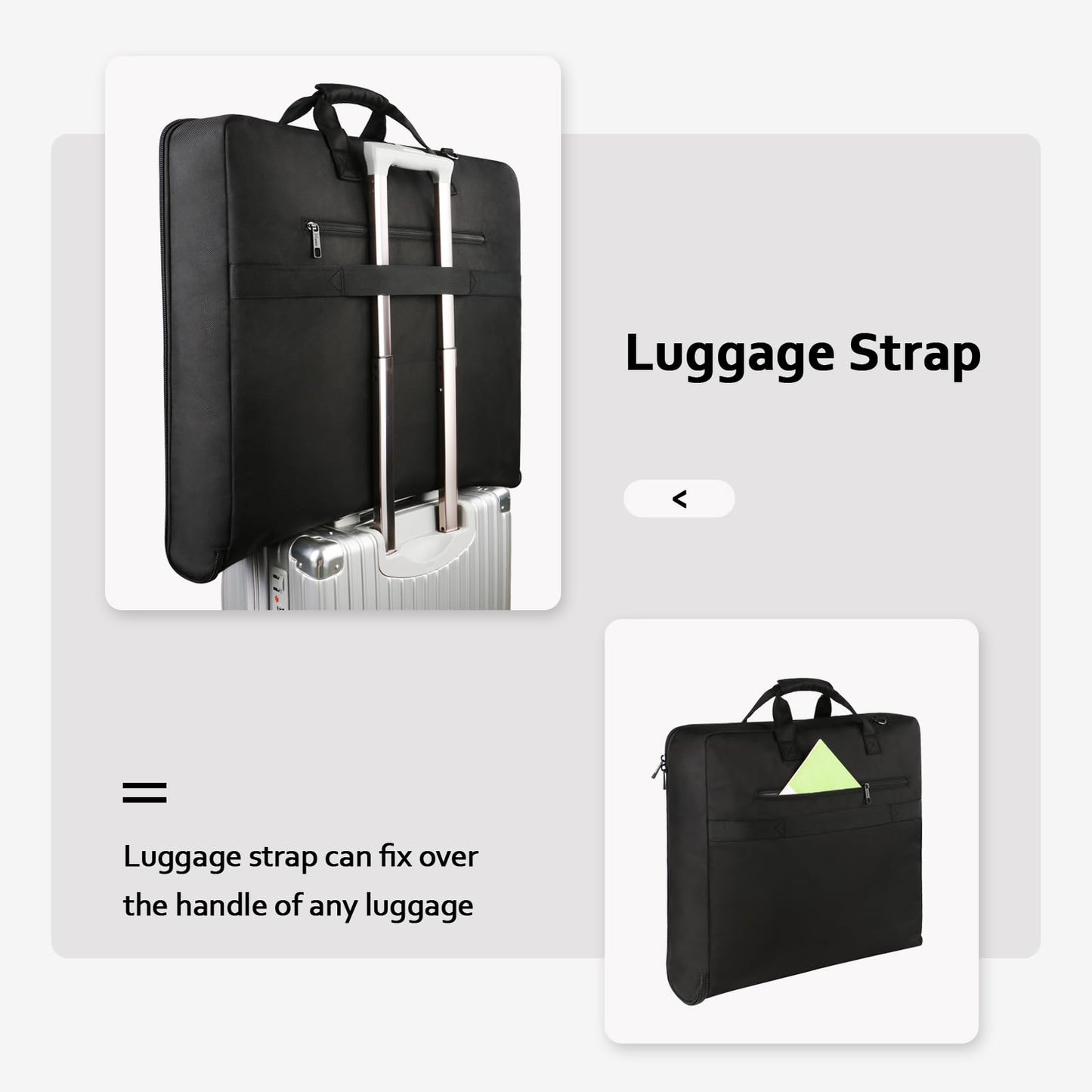 MATEIN Garment Bag for Travel, Large Carry on Garment Bags for Business
