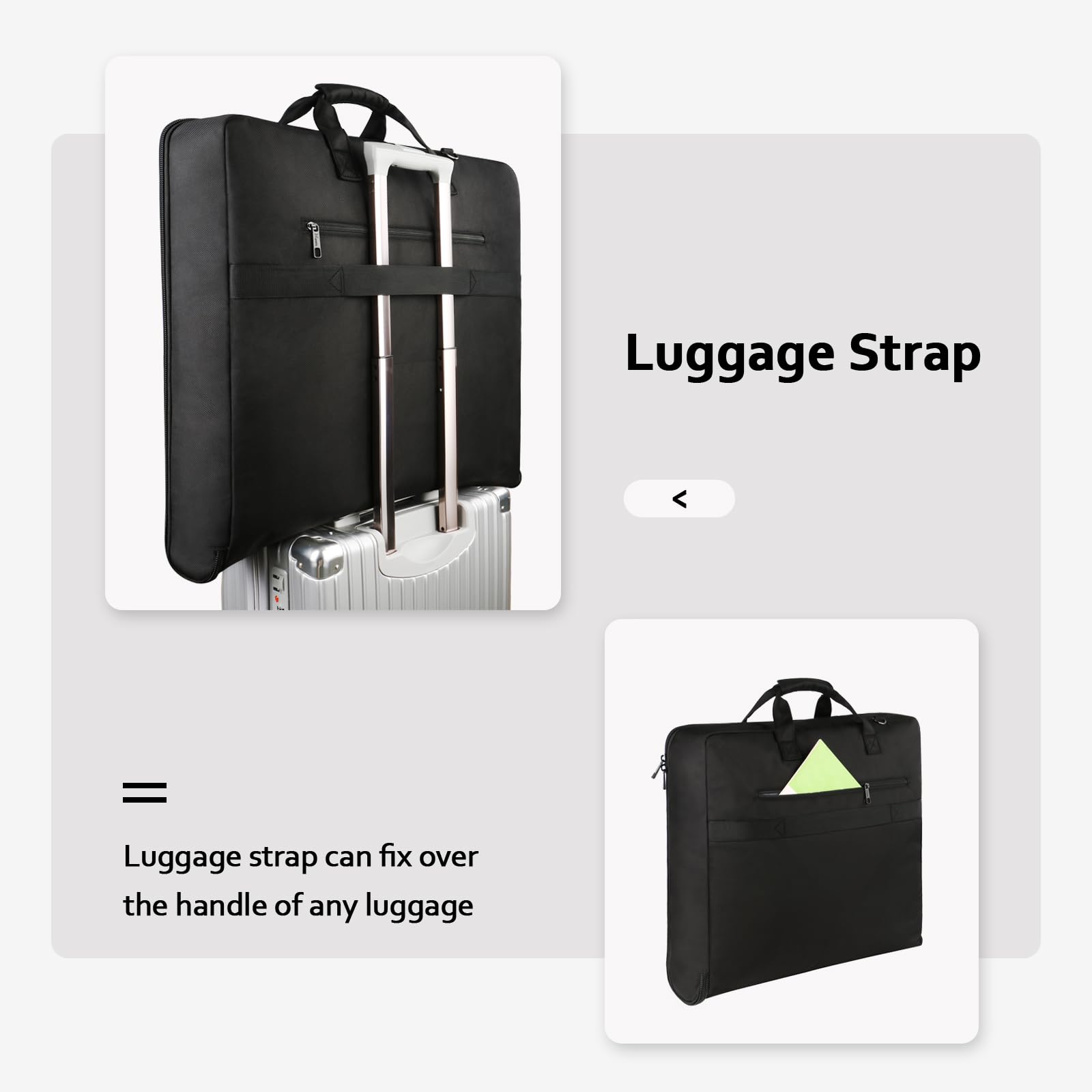 MATEIN Garment Bag for Travel, Large Carry on Garment Bags for Business