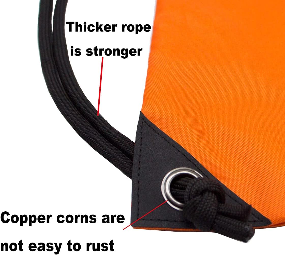 HOLYLUCK Drawstring Backpack Bag Sport Gym Sackpack