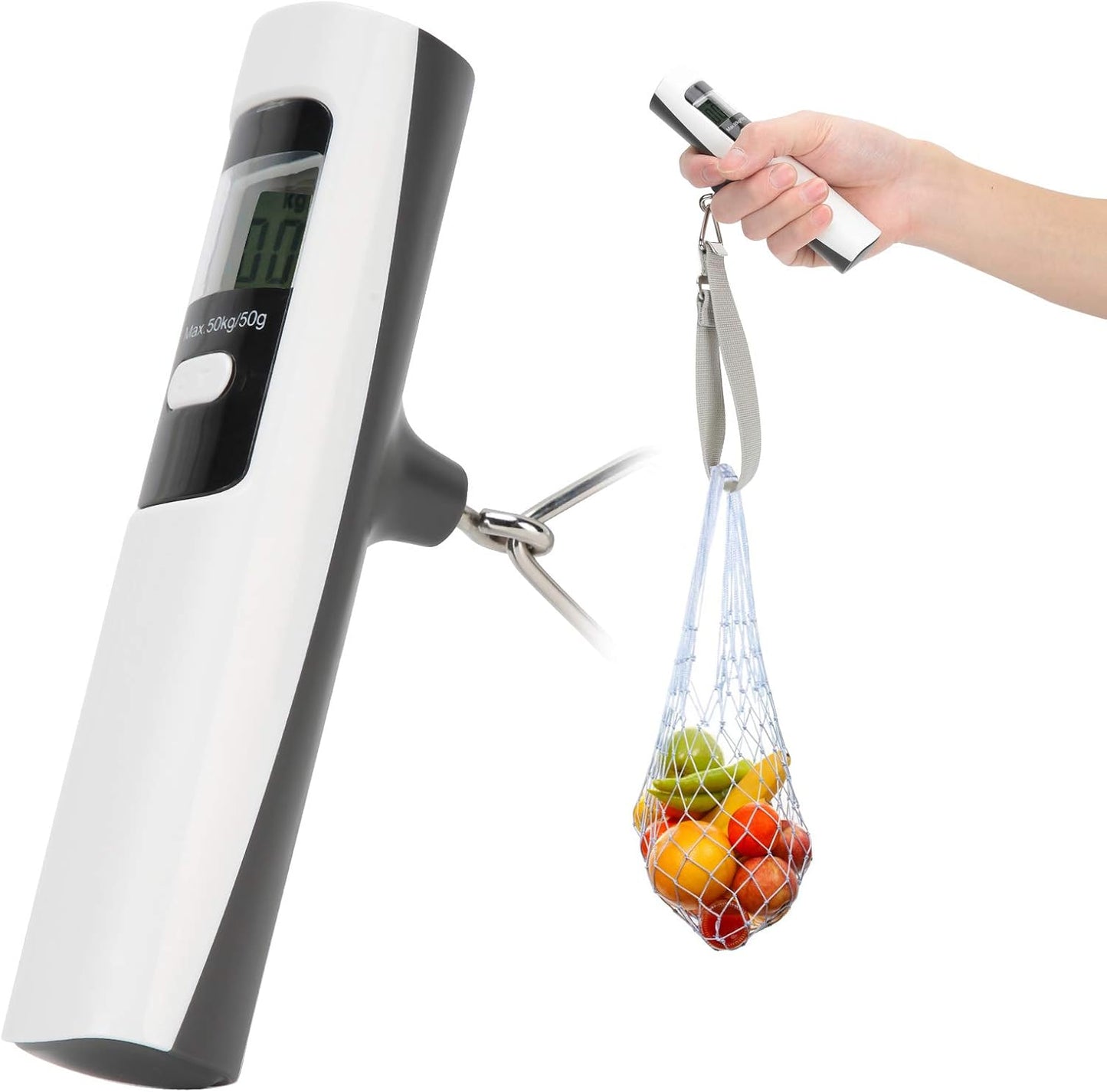 Digital Portable Luggage Scale LCD Display Pocket Scale Weighing Device for Home Use ABS Material