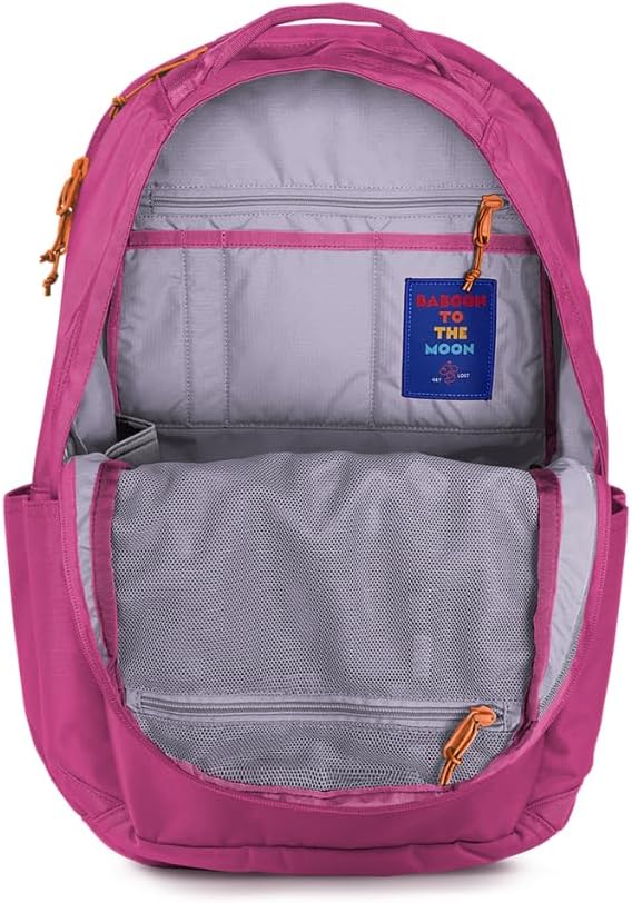 Baboon to the Moon City Backpack - in Multiple Colors, Versatile, Water-Repellent, 16" Laptop-Friendly Backpack (Raspberry Fizz)