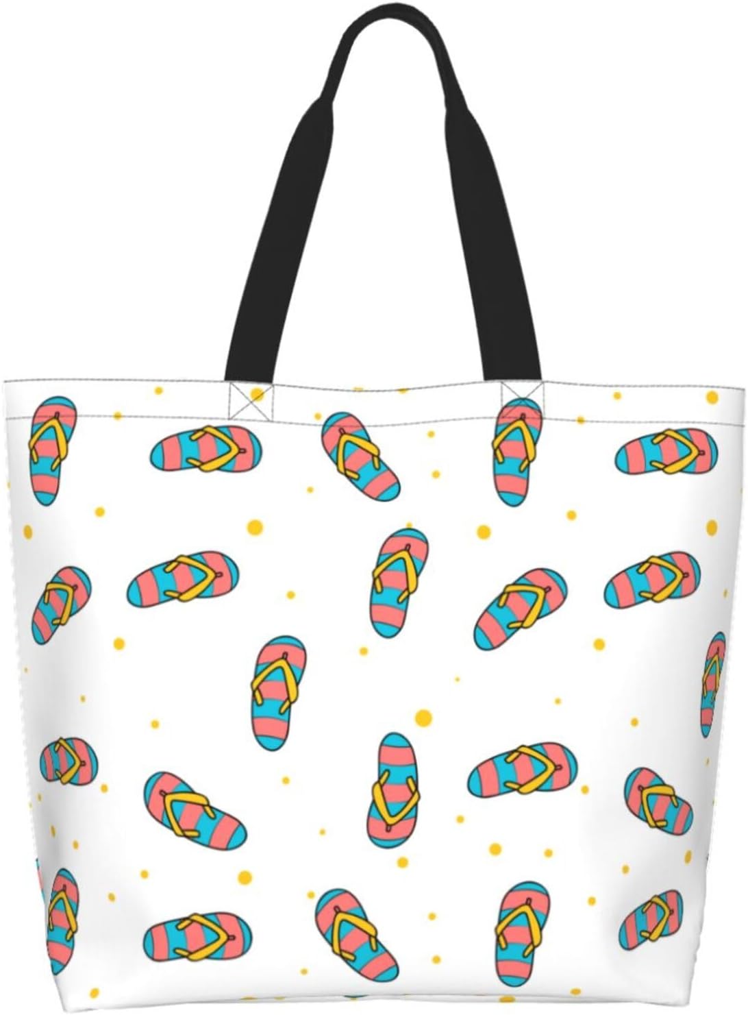 Tote Bag Beach Bag for Women Reusable Grocery Large Shopping Shoulder Bag Travel Handbag