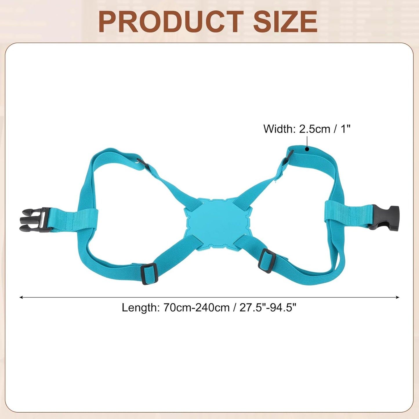 MECCANIXITY Luggage Strap Bag Bungee Elastic Suitcase Adjustable Belt for Suitcases Add A Bag Easy to Travel, Blue