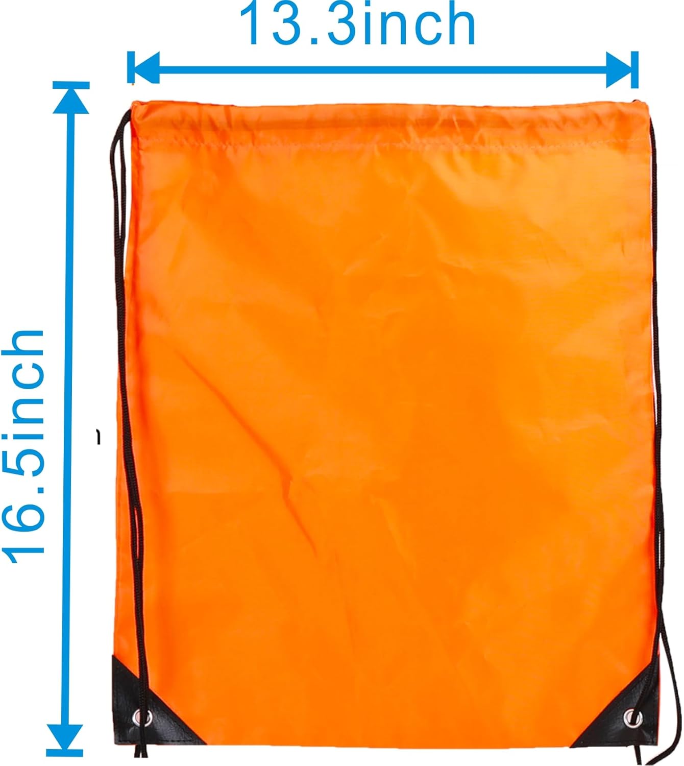Drawstring Backpack Bulk 30 packs Draw String Backpack Bags DIY Gym Sports trip Traveling Yoga ride Pedestrianism Cinch Bag Sackpack Drawstring (orange)