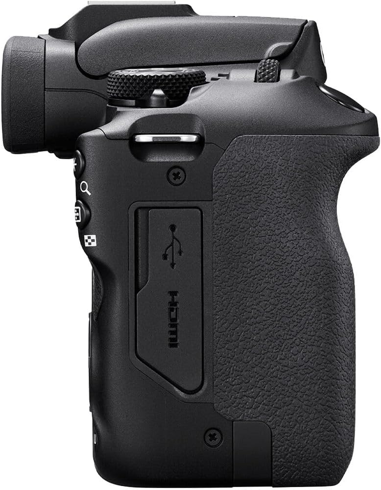 Canon EOS R100 Mirrorless Camera with RF-S 18-45mm f/4.5-6.3 is STM Lens | 24.1MP APS-C CMOS Sensor, Dual Pixel AF, Full HD Video | Compact RF Mount Camera for Beginners with Bag and 64GB Card