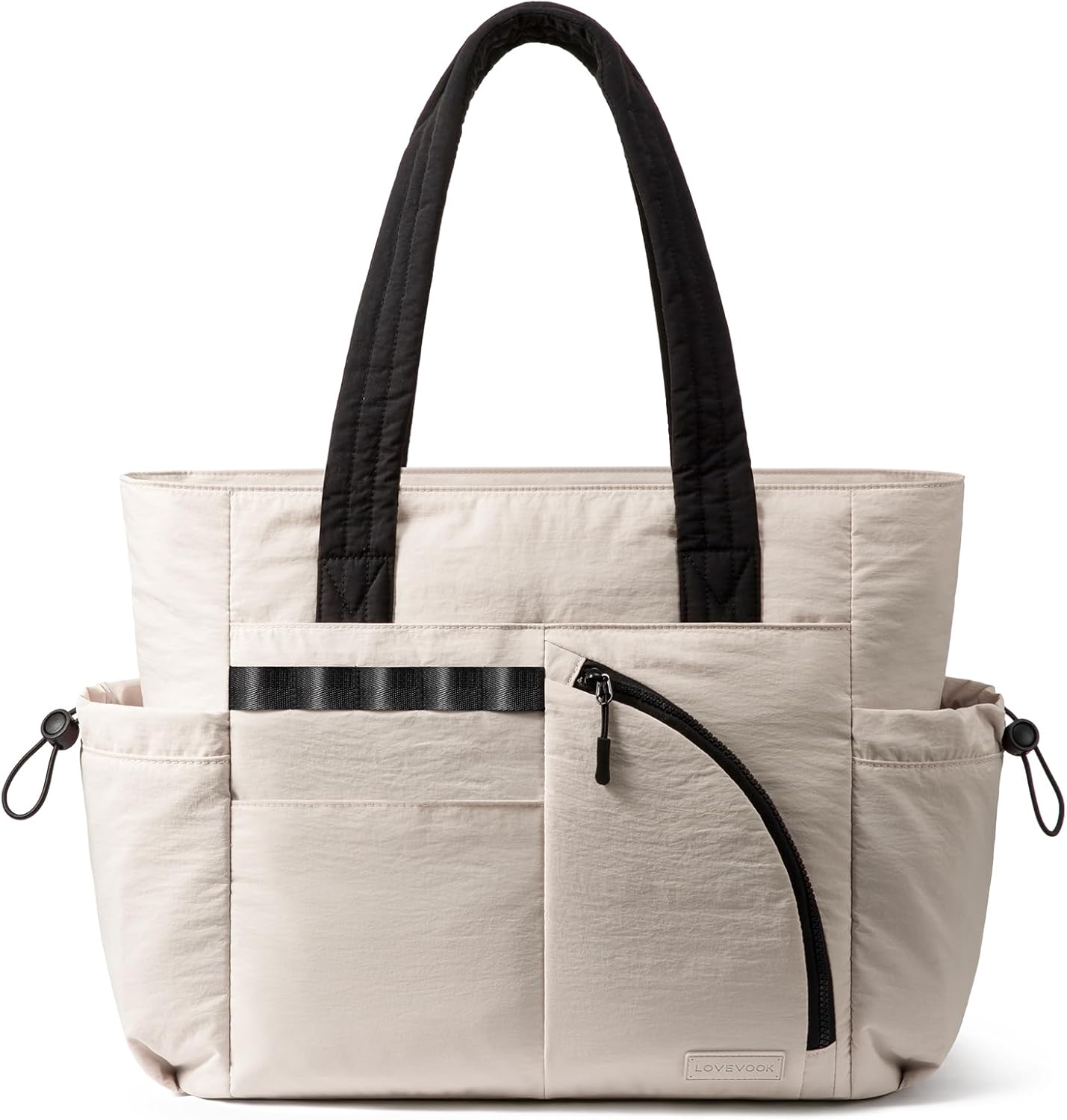 LOVEVOOK Tote Bag for Women, Puffer Bag and Work Bags with Laptop Compartment for Travel, Lightweight Shoulder Bag Handbag