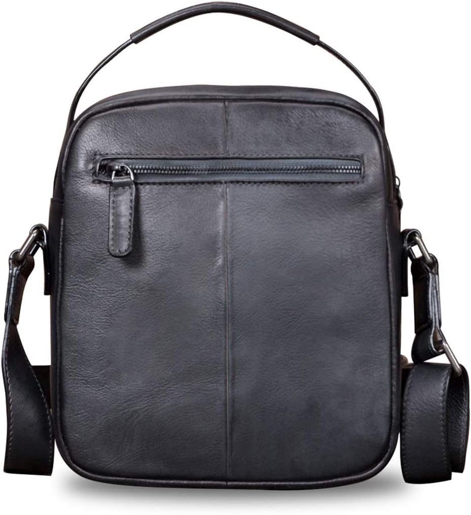 Genuine Leather Purses and Shoulder Bag for Men Vintage Real Leather Messenger Bag Handbag Crossbody Satchel Purse Strap