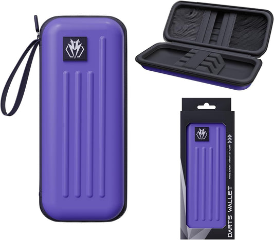 Dart Case,Darts Carrying Case Holds 3 Darts and Extra Accessories,Built-In Storage Tubes and Pockets for Flights, Tips, Shafts ect