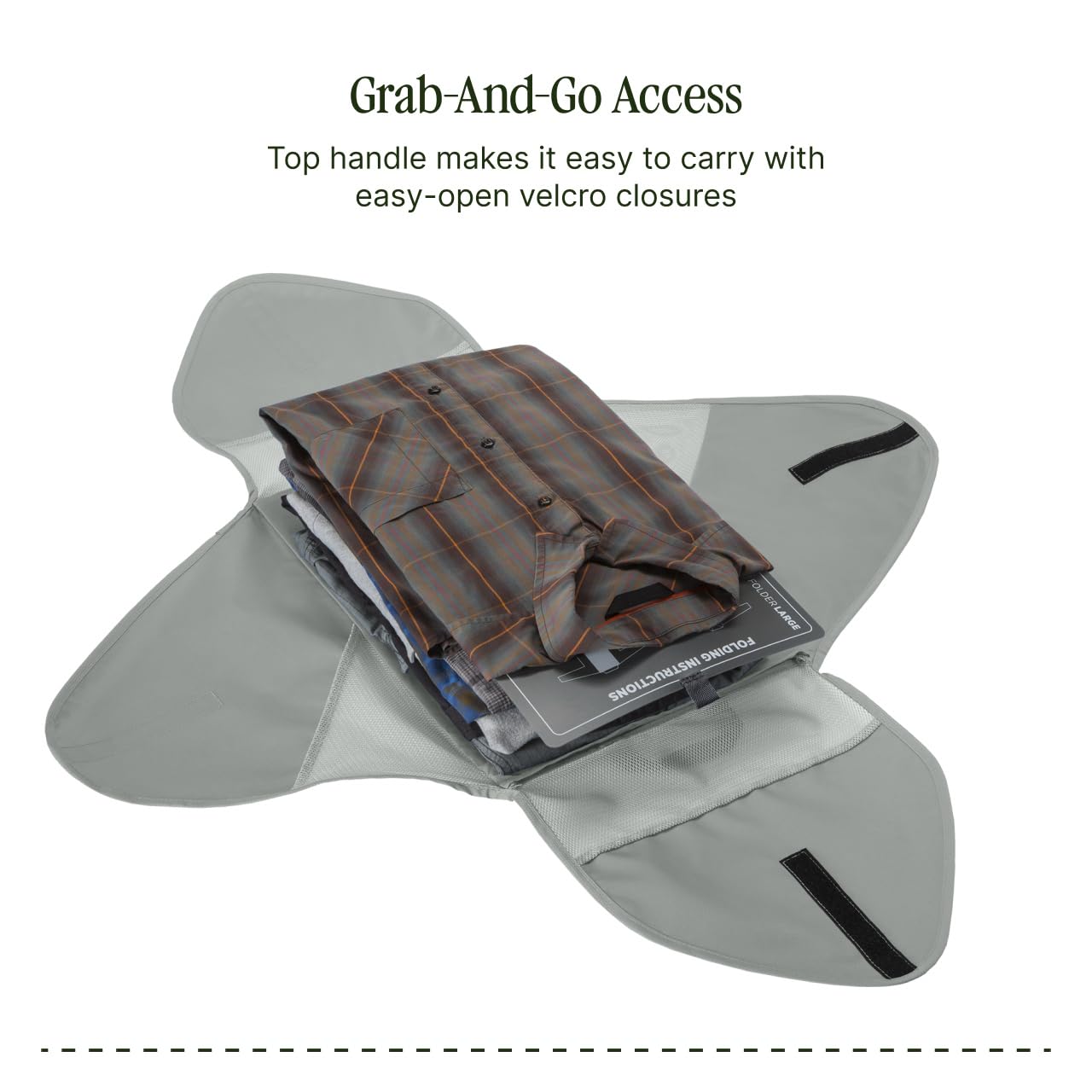 Eagle Creek Pack-It Reveal Garment Folder, Large, Storm Grey