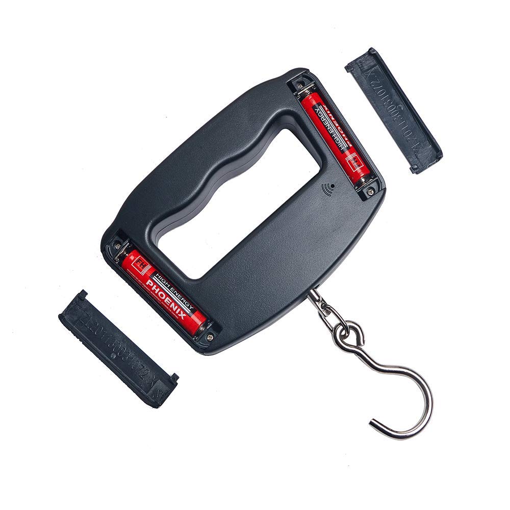 Digital Hanging Luggage Scale,Portable Handheld Baggage Suitcase Electronic Scale for Travel Household Fishing and Gift 110lb Black